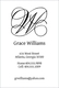 Triple Thick Flourish Calling Cards Image 1 of 2
